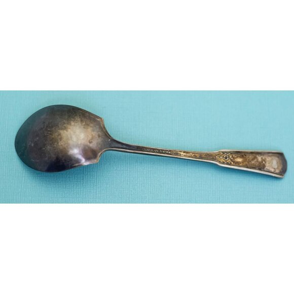 Vintage Gold Tone Intricate Spoon by Stratford Plate Special - E37 - Picture 3 of 4